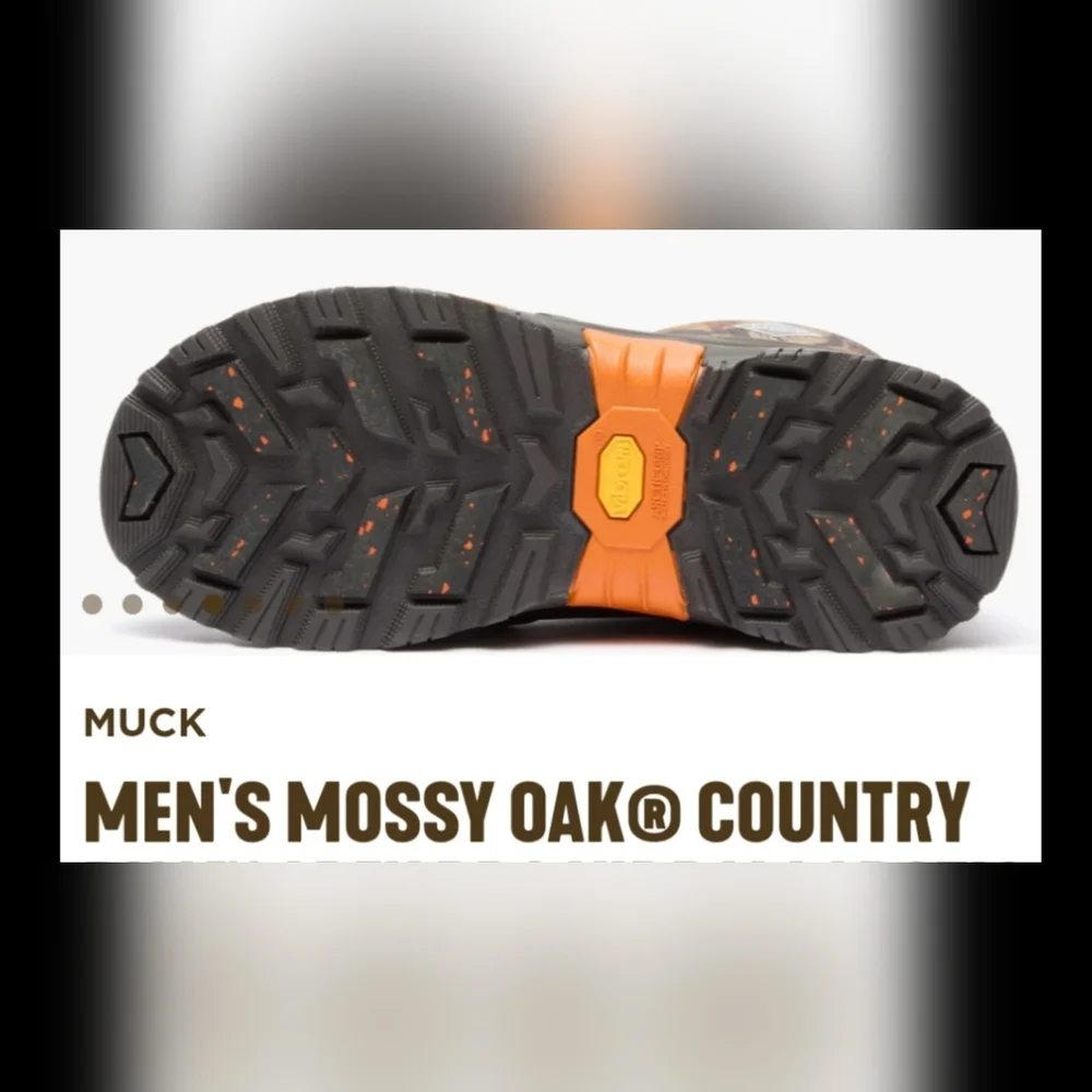 Muck Men's Artic Mossy Oak Camouflage Rain & Snow Boots Size 12 NEW IN THE BOX - Picture 5 of 5